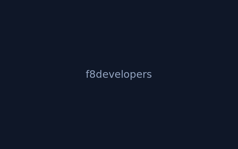 F8 Developers — Software engineering division of SCMDSD LLC.